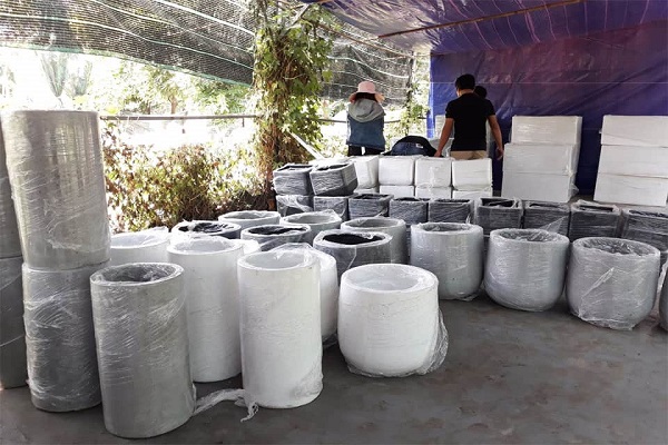 Xưởng sản xuất nhiều mẫu mã chậu trồng cây xi măng tại Đà Nẵng.